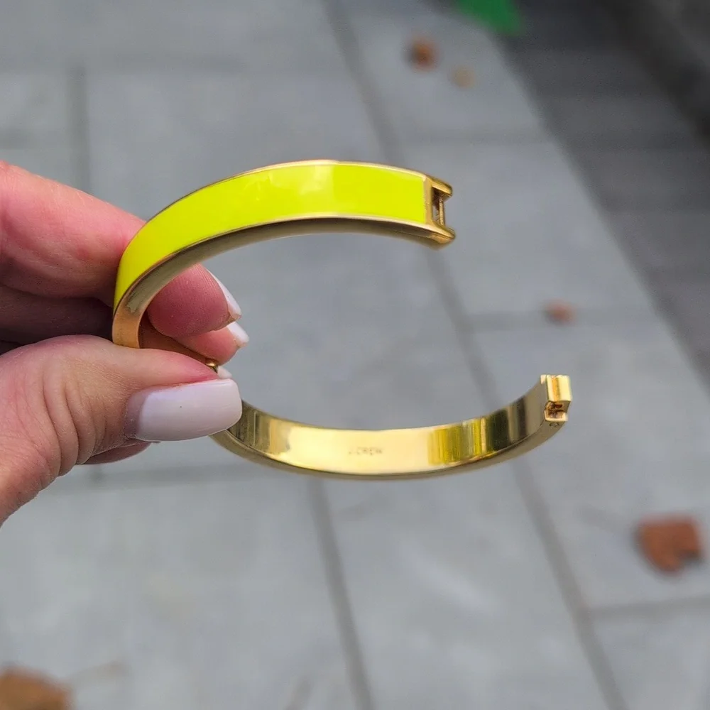 J Crew Yellow Enamel Bracelet - Picture 5 of 6